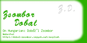 zsombor dobal business card